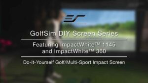 GolfSim DIY Impact Front Projection Screen for Golf Multi-Sport Simulator